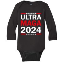 Ultra MAGA 2024 Baby Long Sleeve Bodysuit