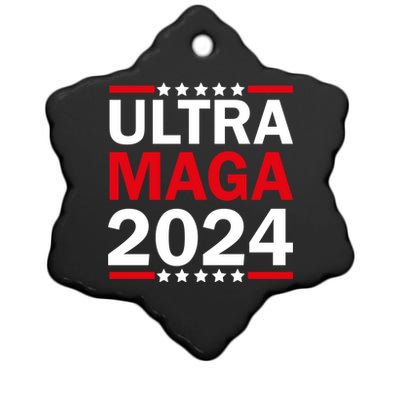 Ultra MAGA 2024 Ceramic Star Ornament