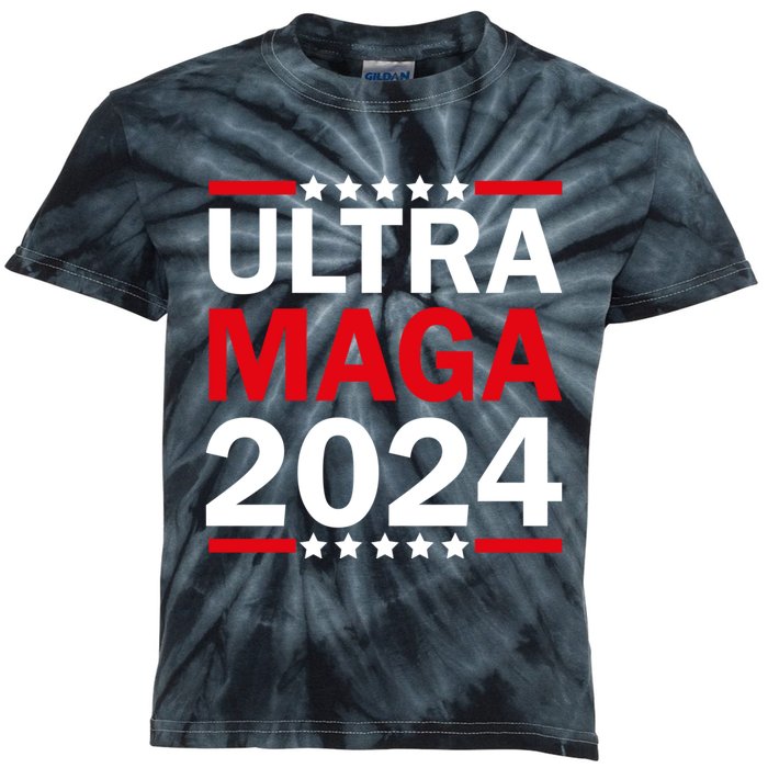 Ultra MAGA 2024 Kids Tie-Dye T-Shirt