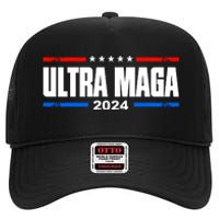 Ultra Maga 2024 Felon Conviction High Crown Mesh Back Trucker Hat