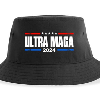 Ultra Maga 2024 Felon Conviction Sustainable Bucket Hat