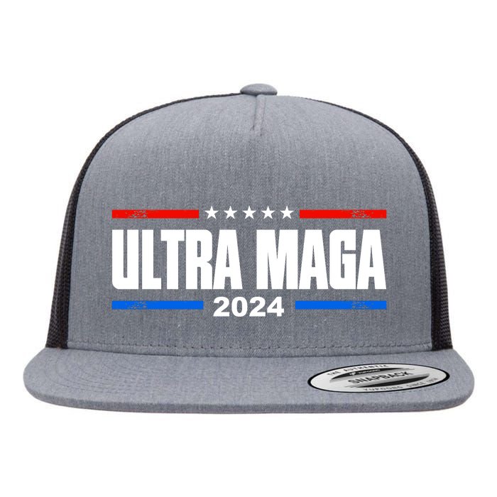 Ultra Maga 2024 Felon Conviction Flat Bill Trucker Hat