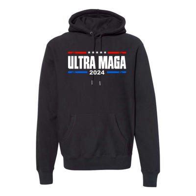 Ultra Maga 2024 Felon Conviction Premium Hoodie