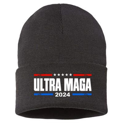 Ultra Maga 2024 Felon Conviction Sustainable Knit Beanie