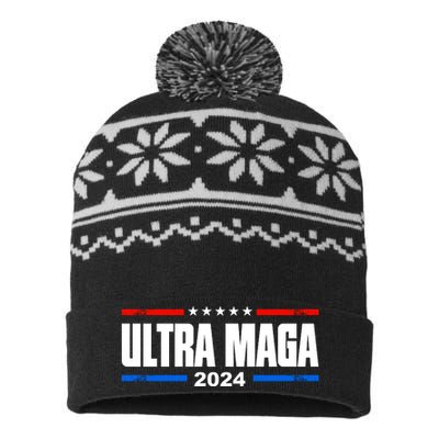 Ultra Maga 2024 Felon Conviction USA-Made Snowflake Beanie