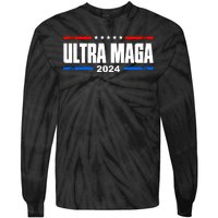 Ultra Maga 2024 Felon Conviction Tie-Dye Long Sleeve Shirt