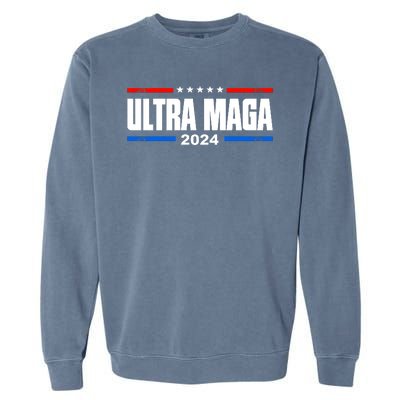 Ultra Maga 2024 Felon Conviction Garment-Dyed Sweatshirt