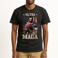Ultra Maga 4th Of July Abraham Lincoln Gun 2nd Amendment Tall T-Shirt