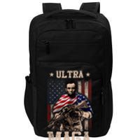 Ultra Maga 4th Of July Abraham Lincoln Gun 2nd Amendment Impact Tech Backpack