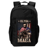 Ultra Maga 4th Of July Abraham Lincoln Gun 2nd Amendment Daily Commute Backpack