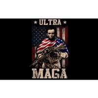 Ultra Maga 4th Of July Abraham Lincoln Gun 2nd Amendment Bumper Sticker