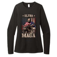 Ultra Maga 4th Of July Abraham Lincoln Gun 2nd Amendment Womens CVC Long Sleeve Shirt