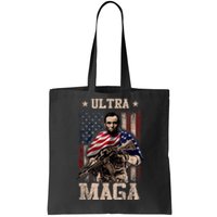 Ultra Maga 4th Of July Abraham Lincoln Gun 2nd Amendment Tote Bag