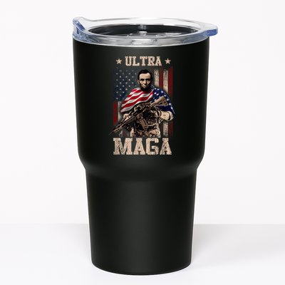Ultra Maga 4th Of July Abraham Lincoln Gun 2nd Amendment Tumbler