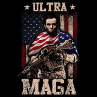 Ultra Maga 4th Of July Abraham Lincoln Gun 2nd Amendment Visor