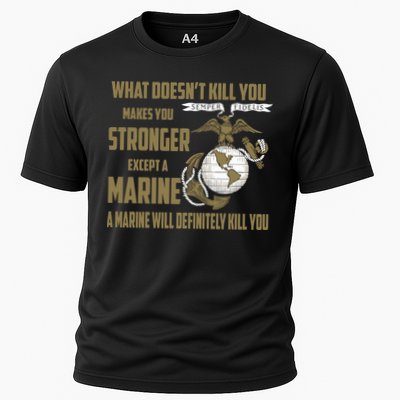Marine What Doesn't Kill You Makes Your Stronger US Performance Shirt