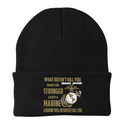 Marine What Doesn't Kill You Makes Your Stronger US Beanie