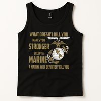 Marine What Doesn't Kill You Makes Your Stronger US Tank Top