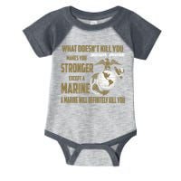 Marine What Doesn't Kill You Makes Your Stronger US Infant Baby Jersey Bodysuit