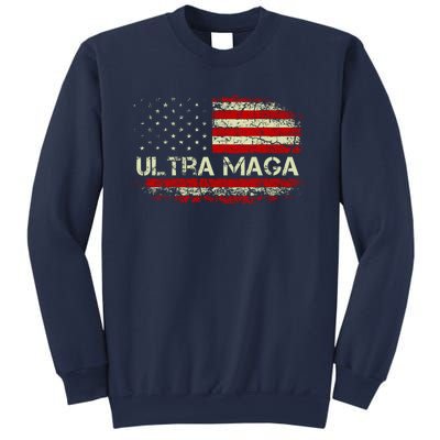 Ultra Maga American Flag Sweatshirt