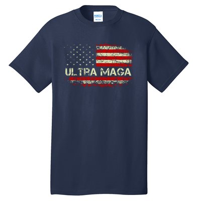 Ultra Maga American Flag Tall T-Shirt