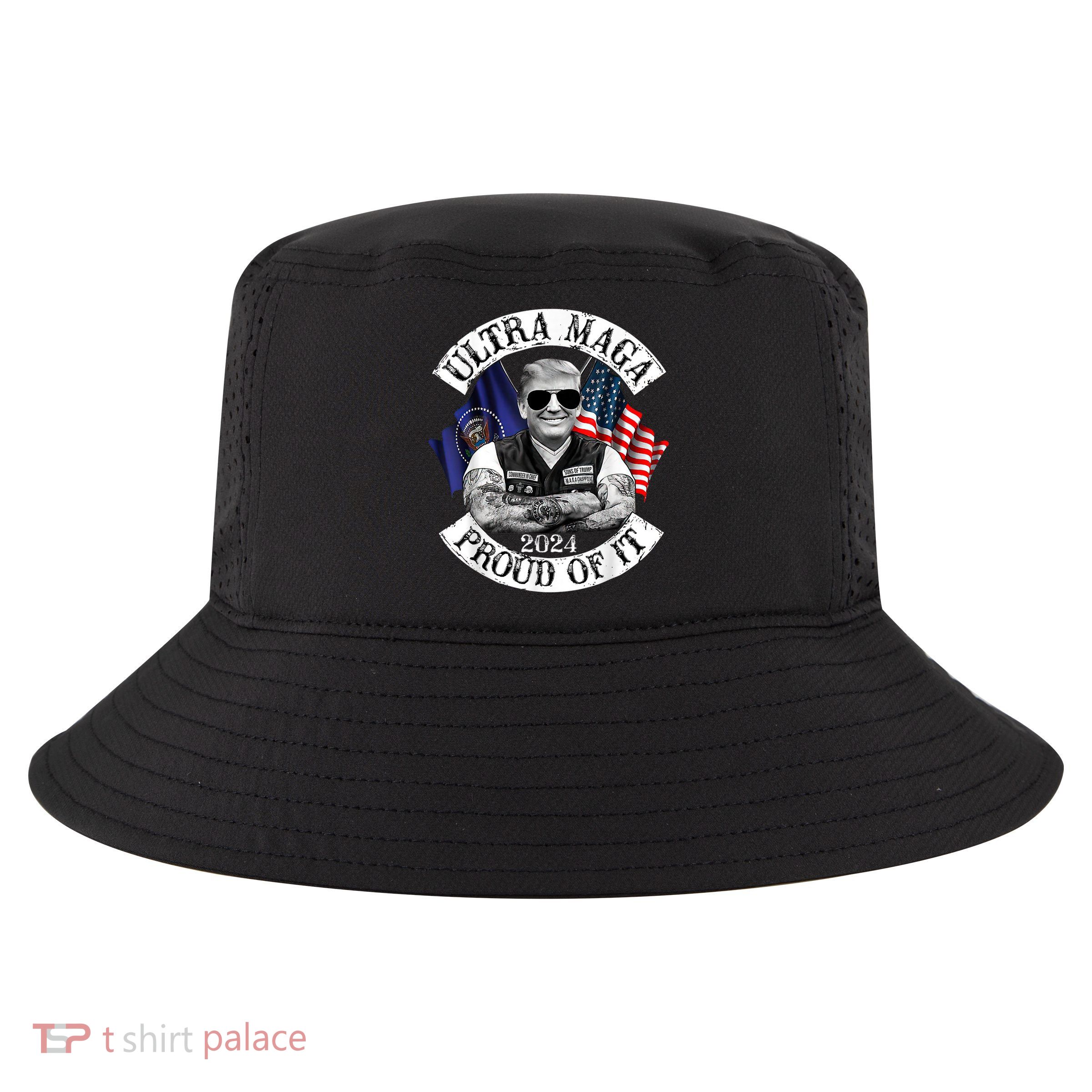 Ultra Maga And Proud Of It Trump Supporter Cool Comfort Performance Bucket Hat