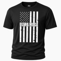 Ultra Maga American Flag Cooling Performance Crew T-Shirt