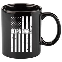 Ultra Maga American Flag 11oz C Handle Ceramic Mug