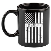 Ultra Maga American Flag 11oz C Handle Ceramic Mug