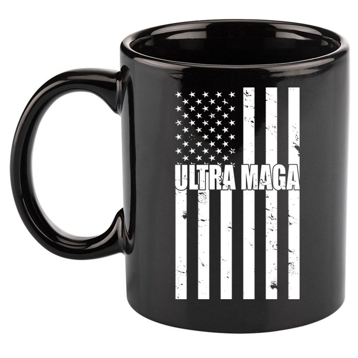 Ultra Maga American Flag 11oz C Handle Ceramic Mug