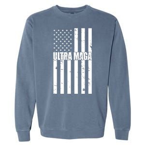 Ultra Maga American Flag Garment-Dyed Sweatshirt