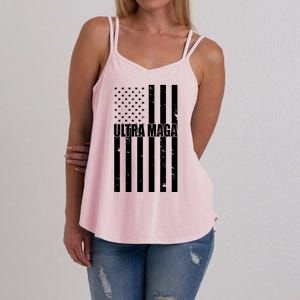 Ultra Maga American Flag Women's Strappy Tank