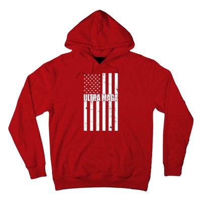 Ultra Maga American Flag Hoodie