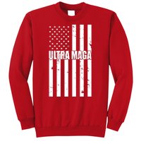 Ultra Maga American Flag Sweatshirt