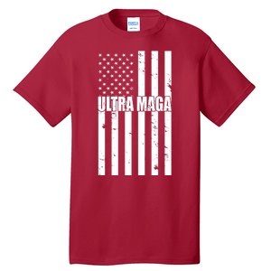 Ultra Maga American Flag Tall T-Shirt