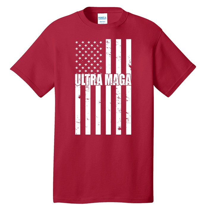 Ultra Maga American Flag Tall T-Shirt