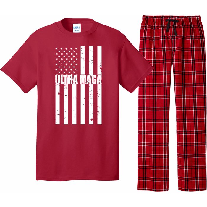 Ultra Maga American Flag Pajama Set