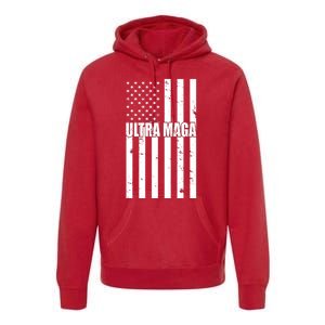 Ultra Maga American Flag Premium Hoodie