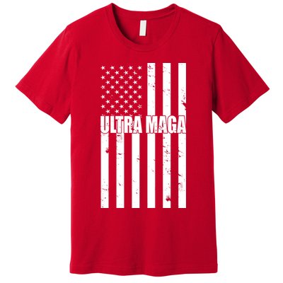 Ultra Maga American Flag Premium T-Shirt
