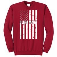 Ultra Maga American Flag Tall Sweatshirt