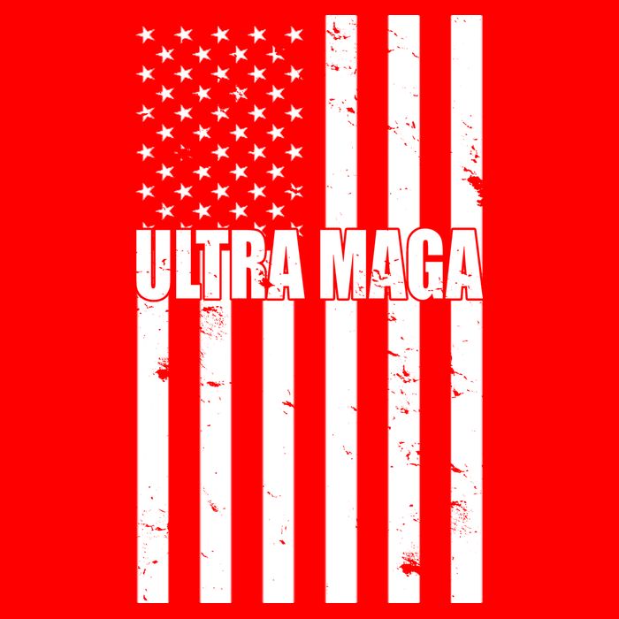 Ultra Maga American Flag Toddler T-Shirt