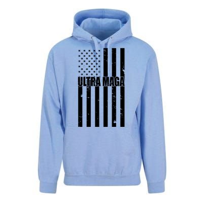 Ultra Maga American Flag Unisex Surf Hoodie