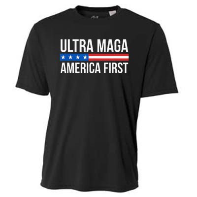 Ultra Maga America First Cooling Performance Crew T-Shirt