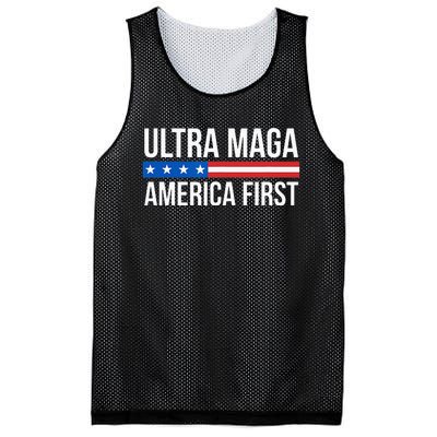 Ultra Maga America First Mesh Reversible Basketball Jersey Tank