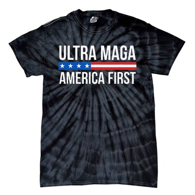 Ultra Maga America First Tie-Dye T-Shirt