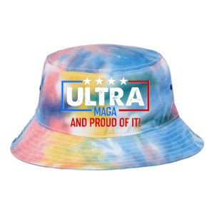 Ultra Maga And Proud Of It Tie Dye Newport Bucket Hat