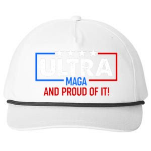 Ultra Maga And Proud Of It Snapback Five-Panel Rope Hat