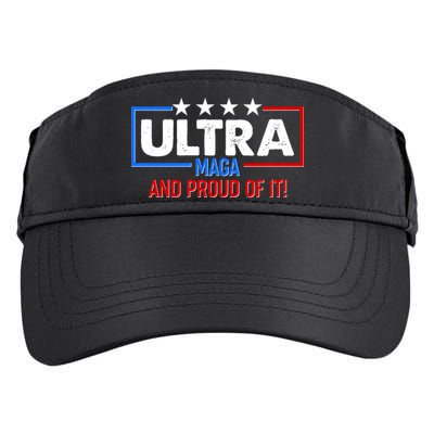 Ultra Maga And Proud Of It Adult Drive Performance Visor