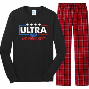 Ultra Maga And Proud Of It Long Sleeve Pajama Set