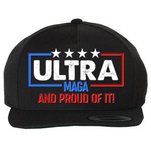 Ultra Maga And Proud Of It Wool Snapback Cap